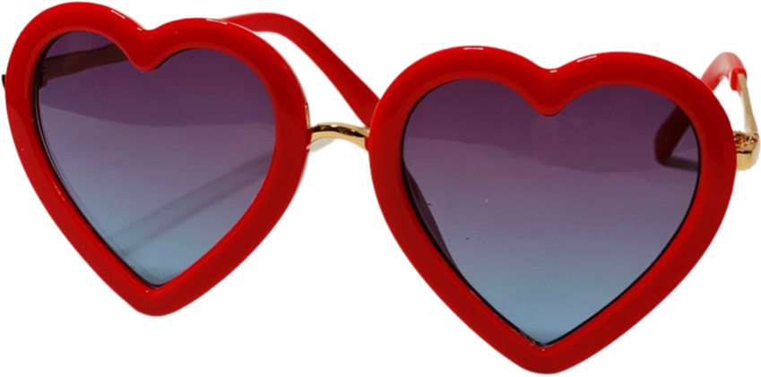 Kids Heart Shaped Sunglasses