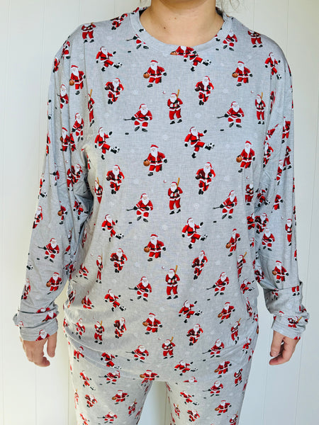 Sports Santa Bamboo Men's Shirt