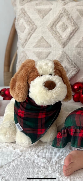 Holiday Plaid Pet Bandana