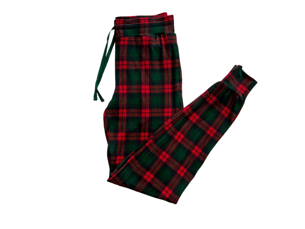 Holiday Plaid Adult Women's (unisex) Joggers