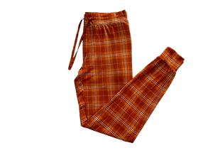 Fall Plaid Adult Women's (unisex) Joggers