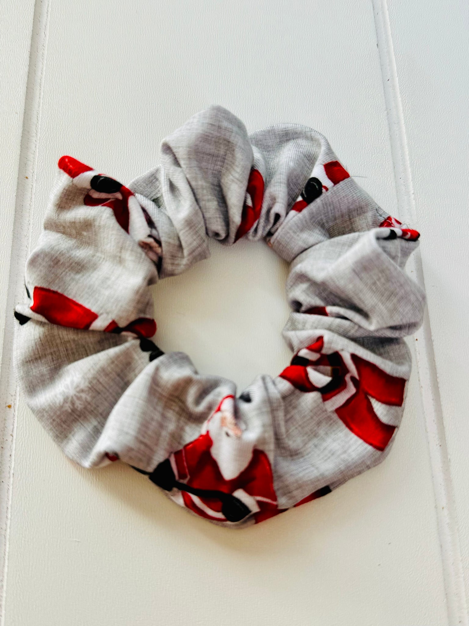 Sports Santa Bamboo Hair Scrunchie