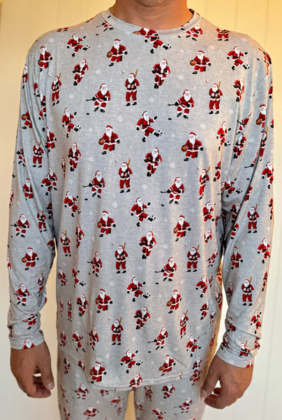 Sports Santa Bamboo Men's Shirt