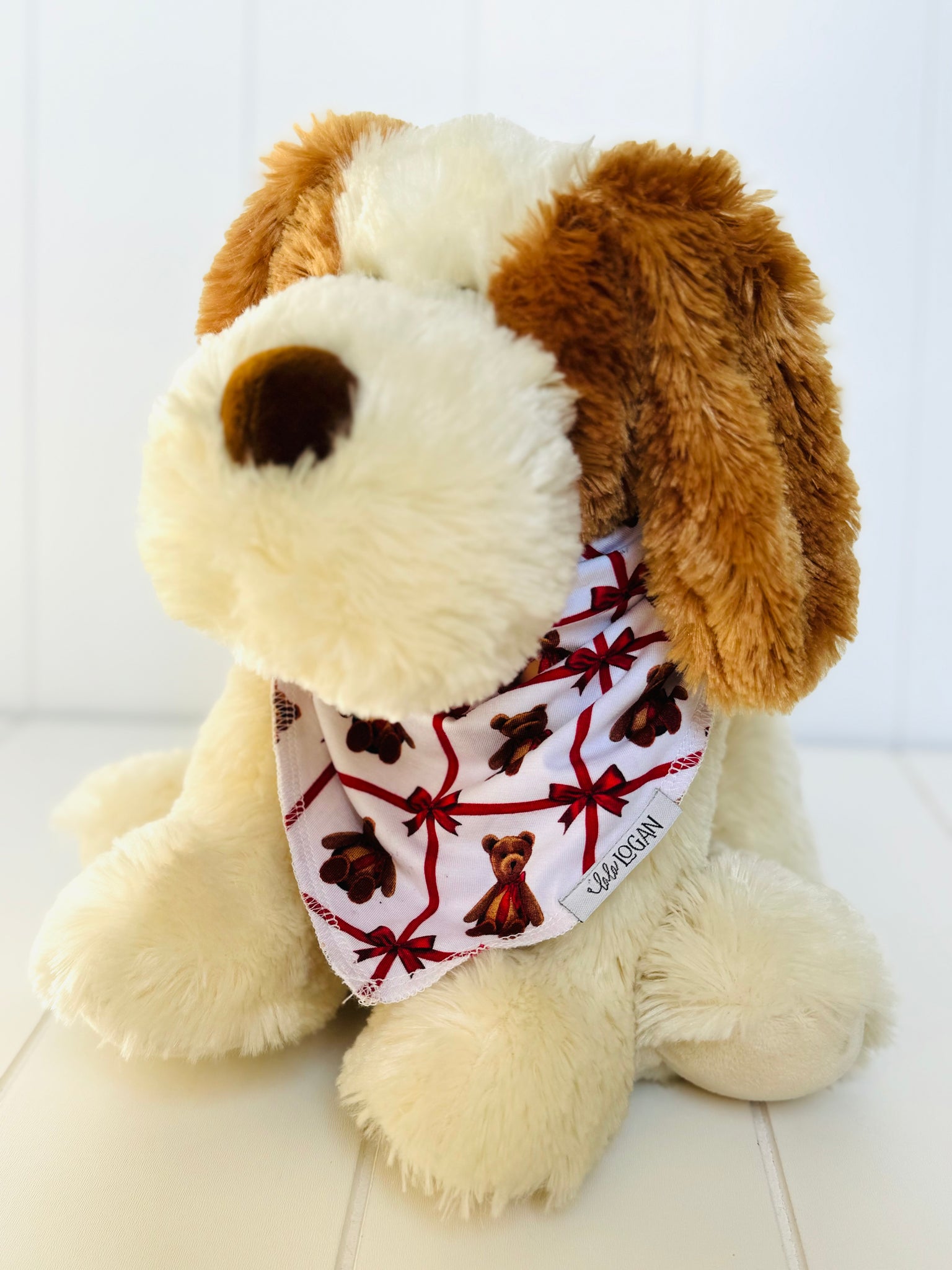 Vintage Teddy Bamboo Pet Bandana