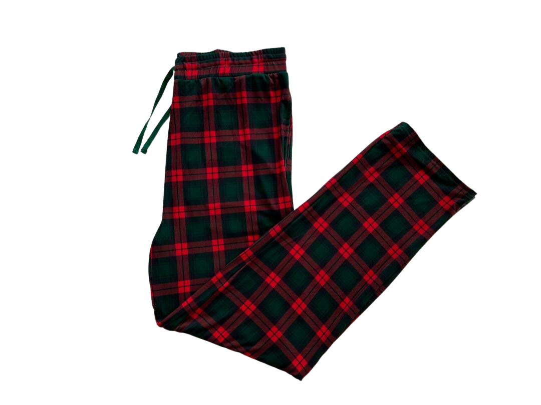 Holiday Plaid Adult Men's (unisex) Pants