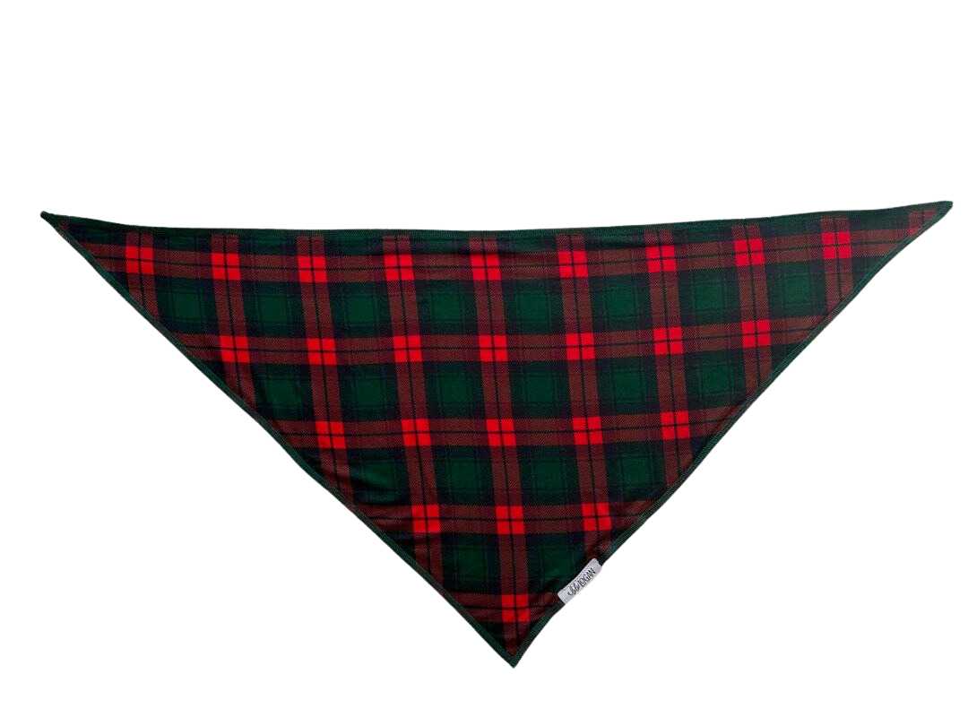 Holiday Plaid Pet Bandana