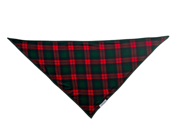 Holiday Plaid Pet Bandana