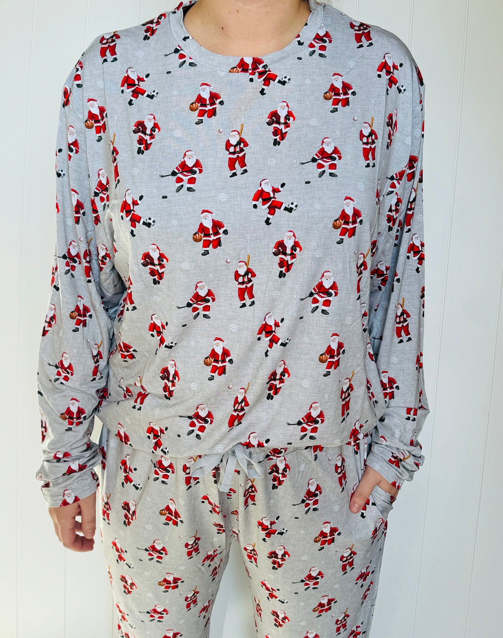 Sports Santa Bamboo Men's Shirt