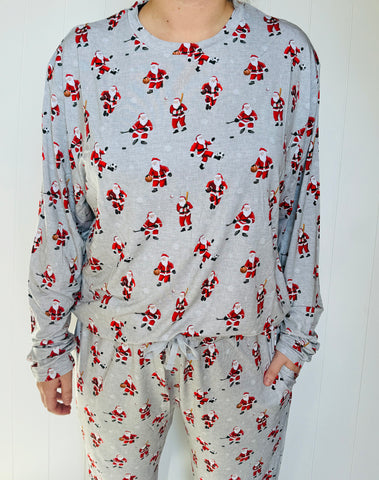 Sports Santa Bamboo Men's Shirt