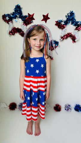 Kids Stars & Stripes Bamboo Dress