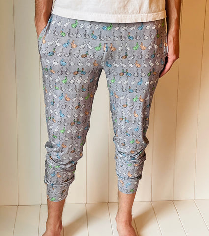 Origami Bunny Adult Women's (unisex) Joggers