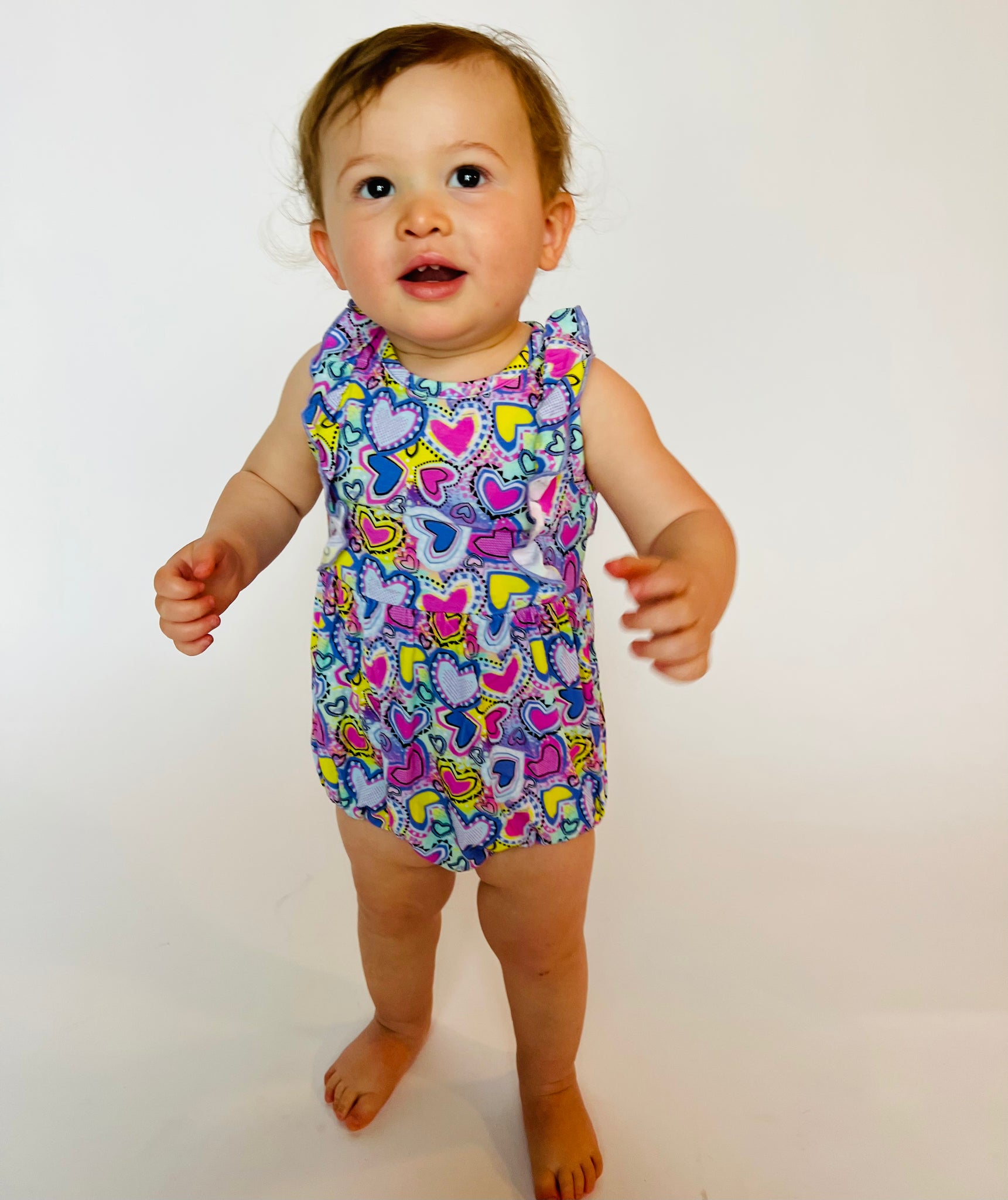 Hearts Bubble Romper