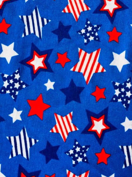 Red, White & Blue Stars Two-Piece Bamboo Viscose Pajama Set