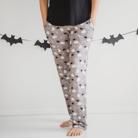 Halloween Adult Men's (unisex) Ghost/Spider Pants