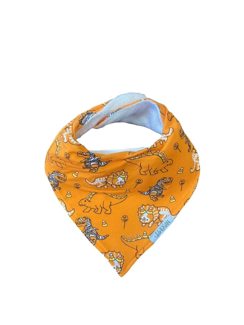 Halloween Dino Bandana Bib