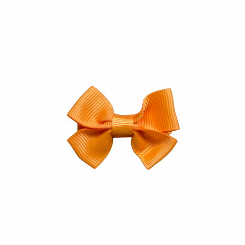 Orange Bow Clip