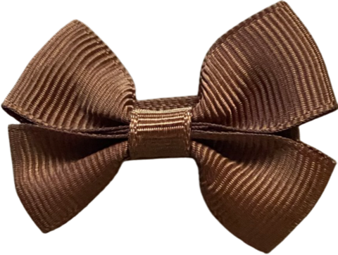 Brown Bow Clip