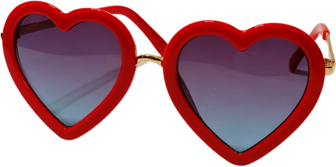 Kids Heart Shaped Sunglasses