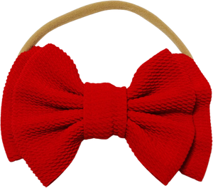 Red Bow Headband
