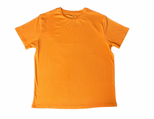 Adult Orange Ribbed T-Shirt