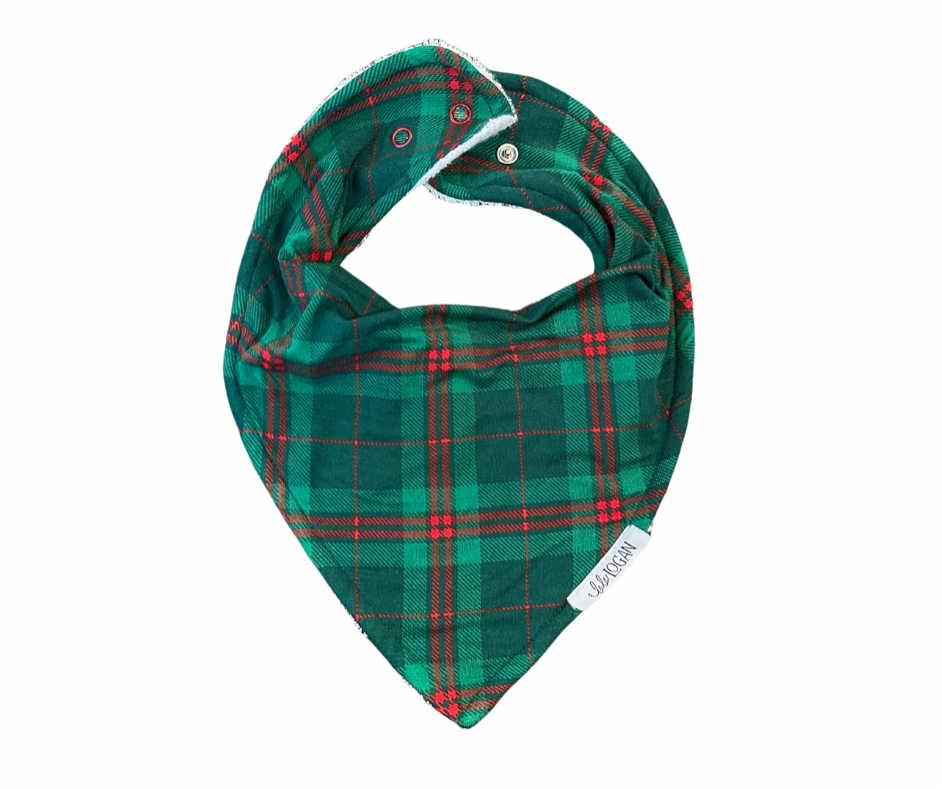 Plaid Bandana Bib