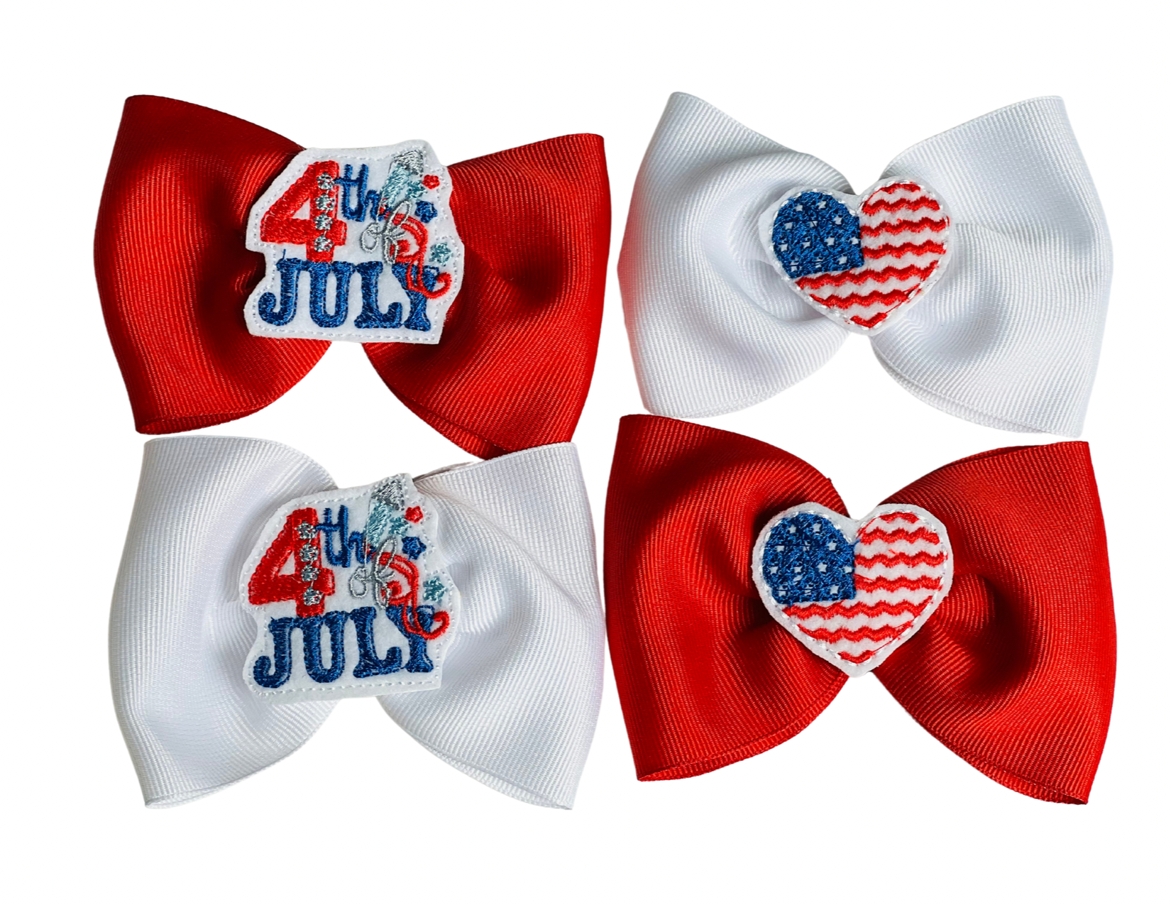 Patriotic Hair Clips