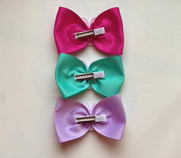 Bunny Bow Hair Clips