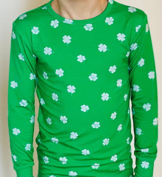 Shamrock Two-Piece Bamboo Viscose Pajama Set