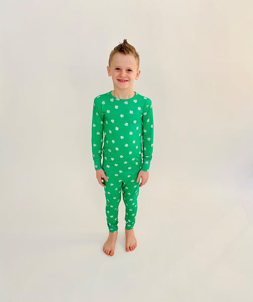 Shamrock Two-Piece Bamboo Viscose Pajama Set