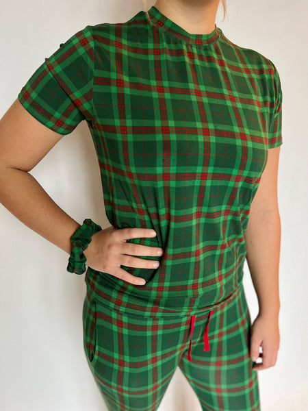 S/M Plaid Adult T-Shirt