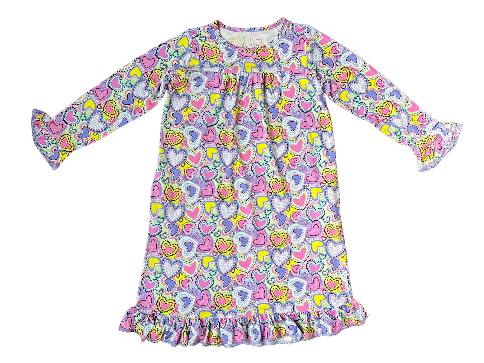Hearts Tea Length Dress