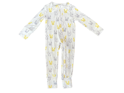 Bunny One-Piece Bamboo Viscose Footie/Romper