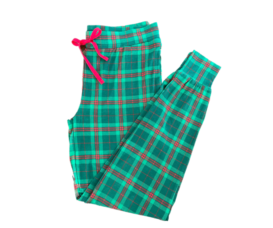 Plaid Adult Women's (unisex) Joggers