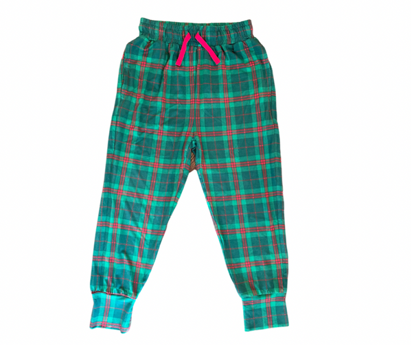 Plaid Kids Joggers