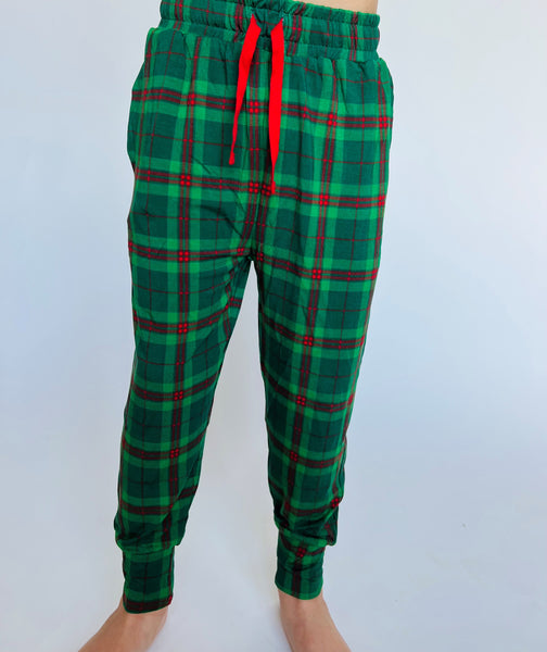 Plaid Kids Joggers