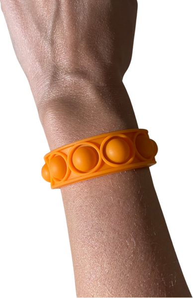 Orange Pop It Bracelet
