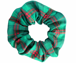 Plaid Hair Scrunchie