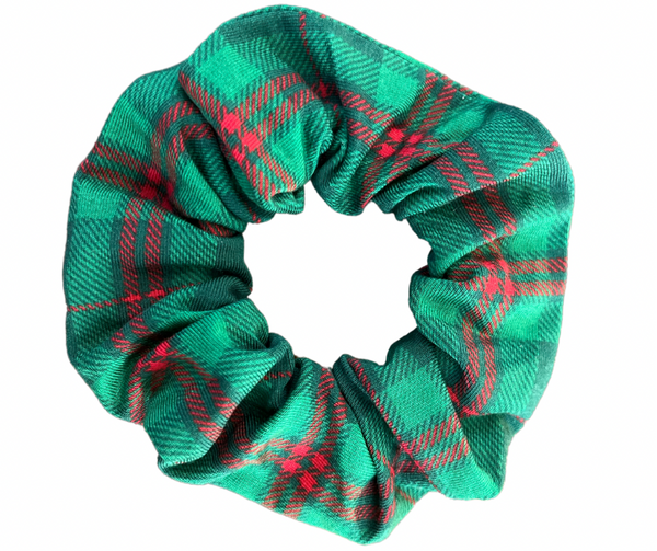 Plaid Hair Scrunchie