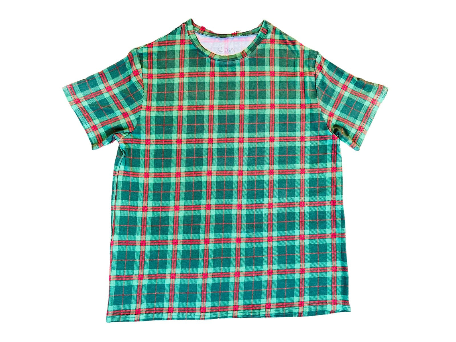 S/M Plaid Adult T-Shirt
