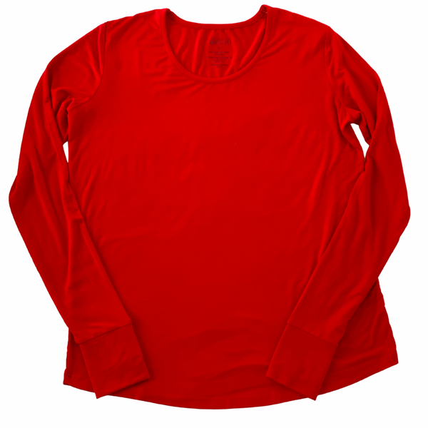 Women's Red Bamboo Top
